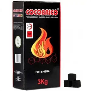 Уголь кокосовый Coco Brico 1кг/96шт – Без Коробки (Коко Брико)