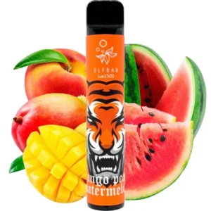 ОДНОРАЗОВАЯ ЭЛЕКТРОННАЯ СИГАРЕТА ELF BAR LUX MANGO PEACH WATERMELON (МАНГО ПЕРСИК АРБУЗ) (1500 ЗАТЯЖЕК)