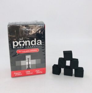 Вугілля кокосове Panda XL Black 1кг/72шт У Коробці (Панда чорна)