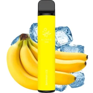 ОДНОРАЗОВАЯ ЭЛЕКТРОННАЯ СИГАРЕТА ELF BAR BANANA ICE (БАНАН ЛЁД) (1500 ЗАТЯЖЕК)