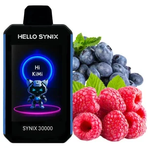 ОДНОРАЗОВАЯ ЭЛЕКТРОННАЯ СИГАРЕТА HELLO SYNIX BLUEBERRY RAZZ