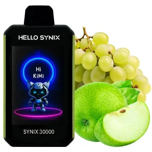 ОДНОРАЗОВАЯ ЭЛЕКТРОННАЯ СИГАРЕТА HELLO SYNIX GRAPE APPLE