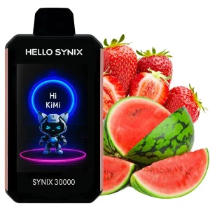 ОДНОРАЗОВАЯ ЭЛЕКТРОННАЯ СИГАРЕТА HELLO SYNIX STRAWBERRY SWAG